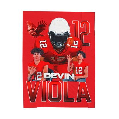 Devin Viola 60"-80" Plush Blanket