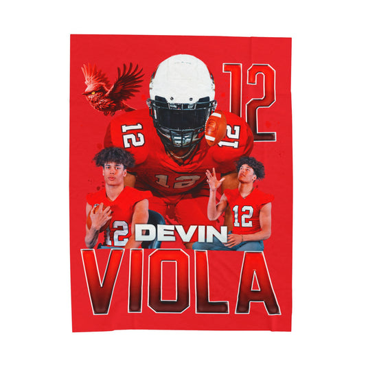 Devin Viola 60"-80" Plush Blanket
