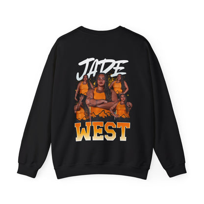 Jade West Logo Front & Back Crewneck