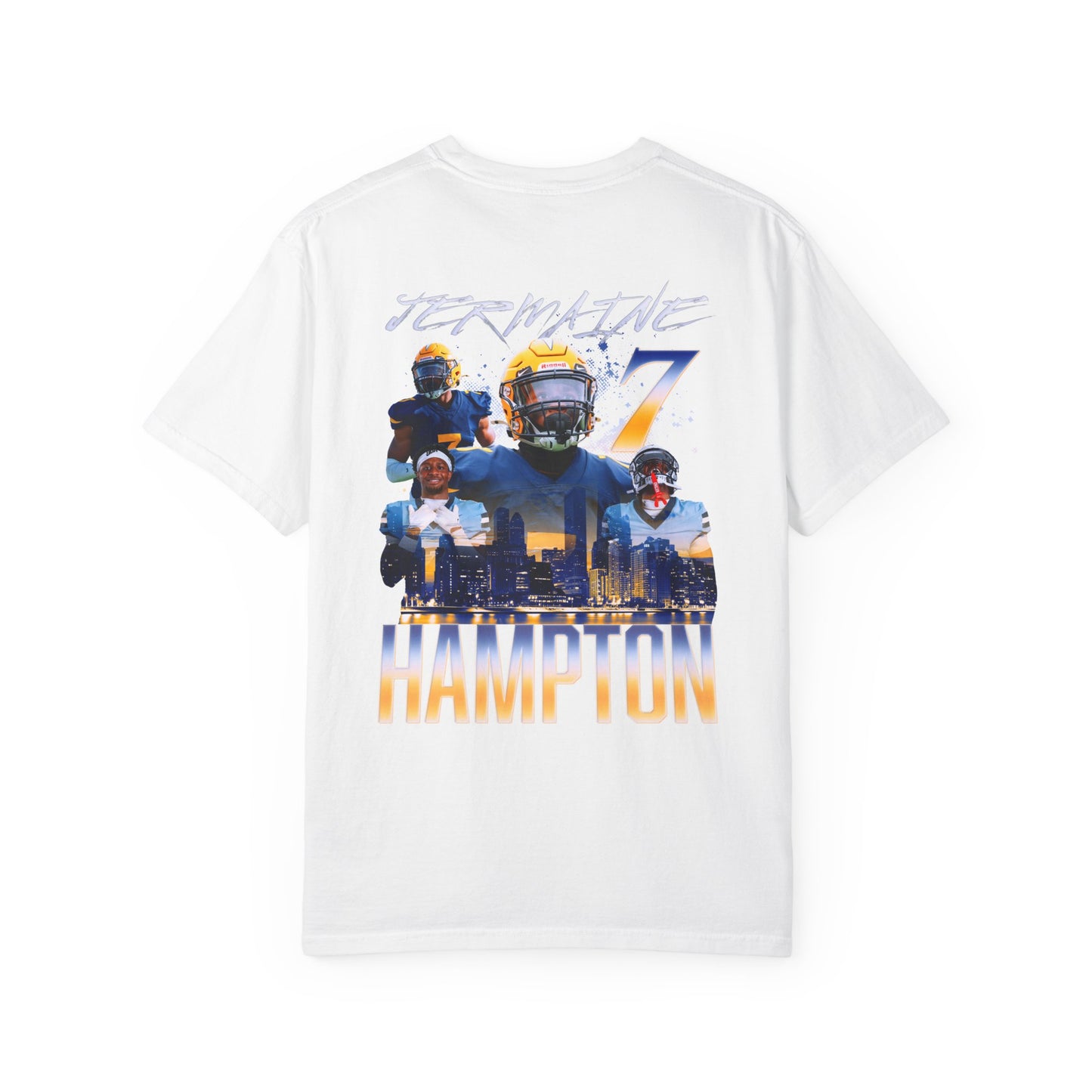 Jermaine Hampton Logo Front & Back Premium Tee