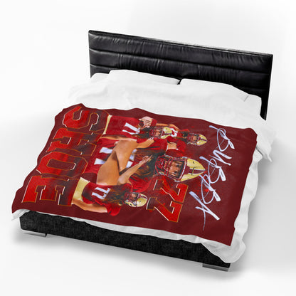 Bubba Shoe 60"-80" Plush Blanket