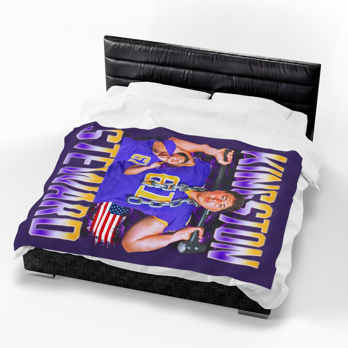 Kingston Steward 60"-80" Plush Blanket