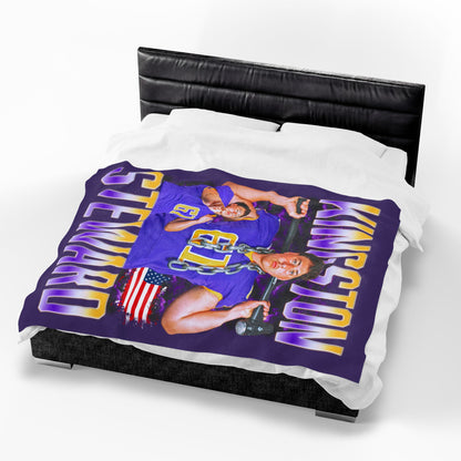 Kingston Steward 60"-80" Plush Blanket