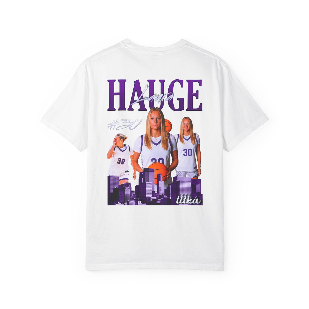 Laura Hauge Logo Front & Back Premium Tee
