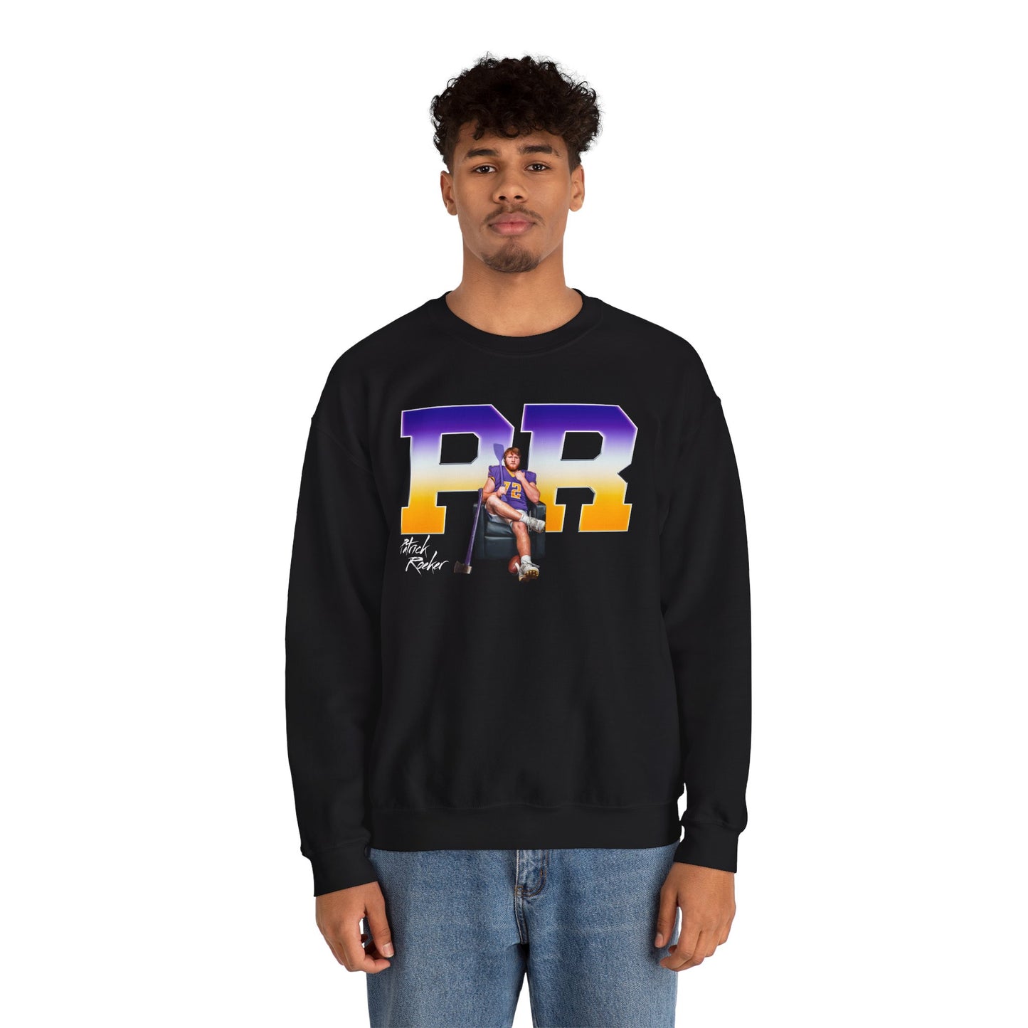 Patrick Roeker Big Initials Colored Crewneck Sweatshirt