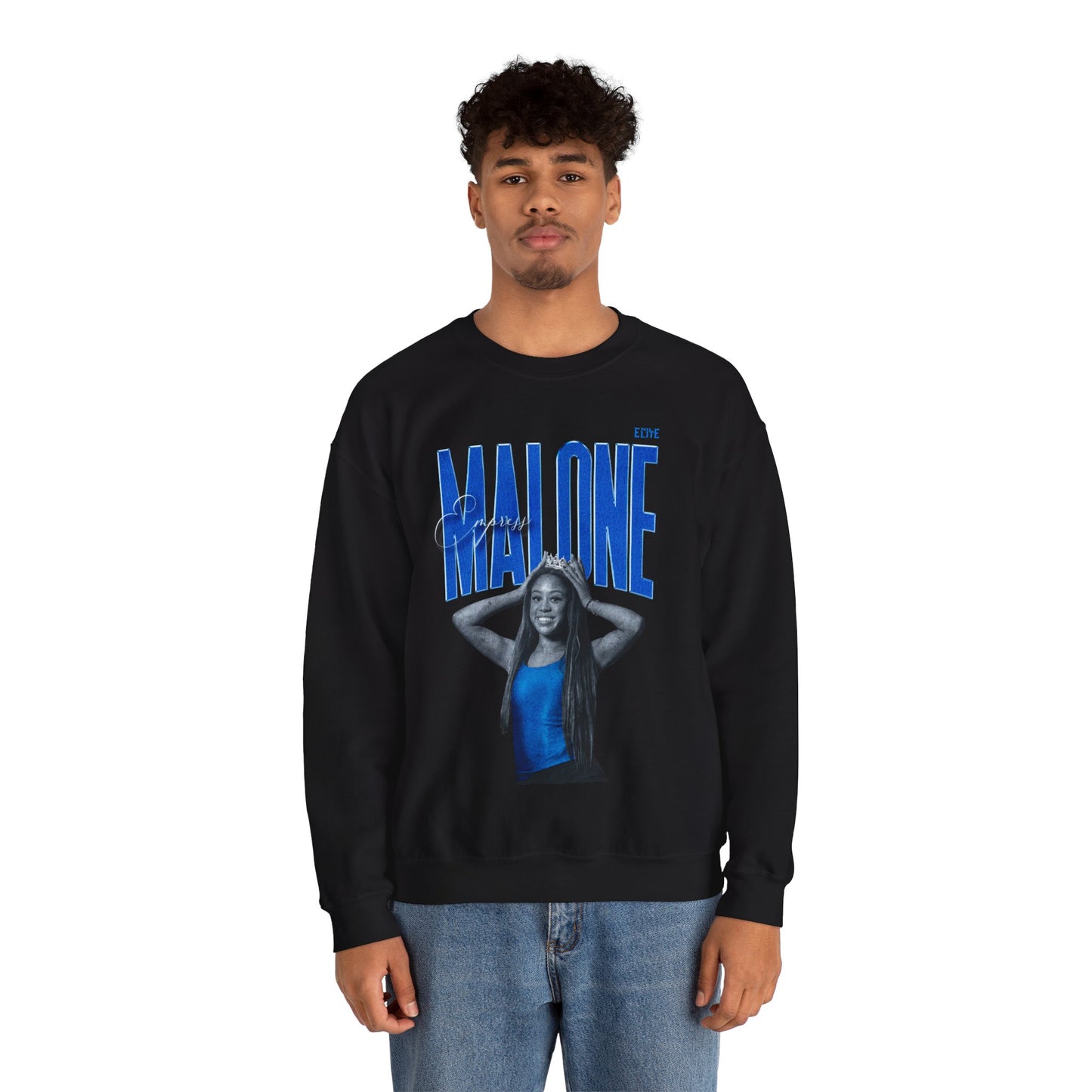 Empress Malone Faded Glory Crewneck Sweatshirt