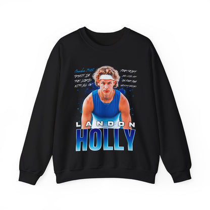 Landon Holly Featured Quote Crewneck Sweatshirt