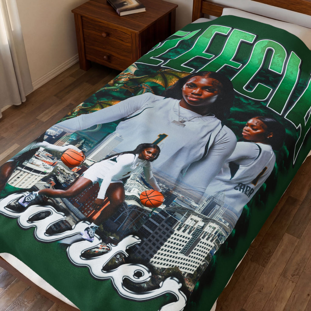 Eleecia Carter 60"-80" Plush Blanket