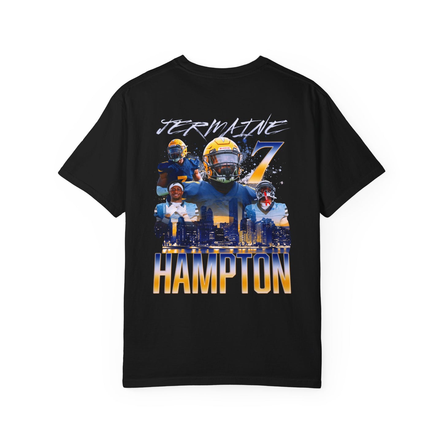 Jermaine Hampton Logo Front & Back Premium Tee
