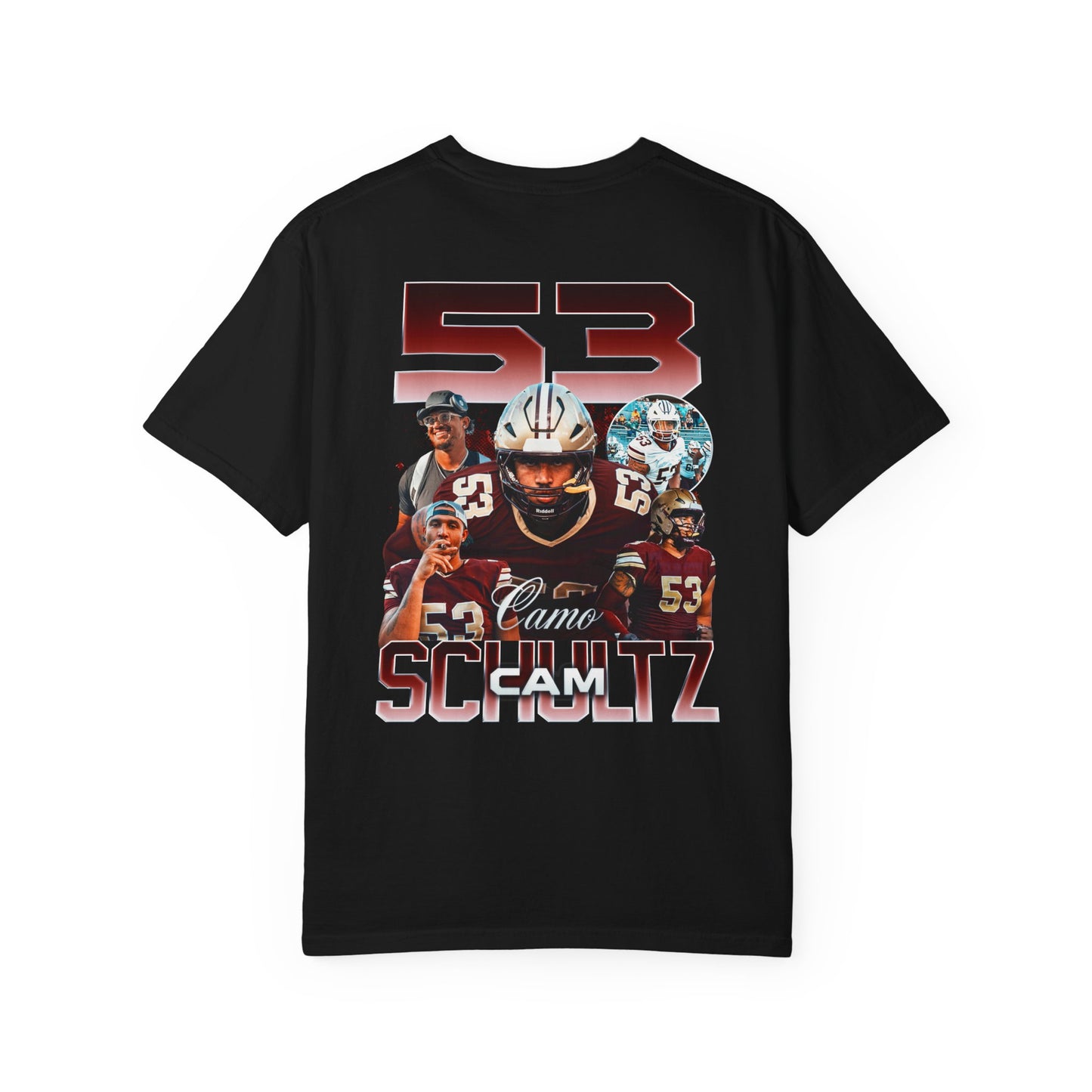 Cam Schultz Logo Front & Back Premium Tee