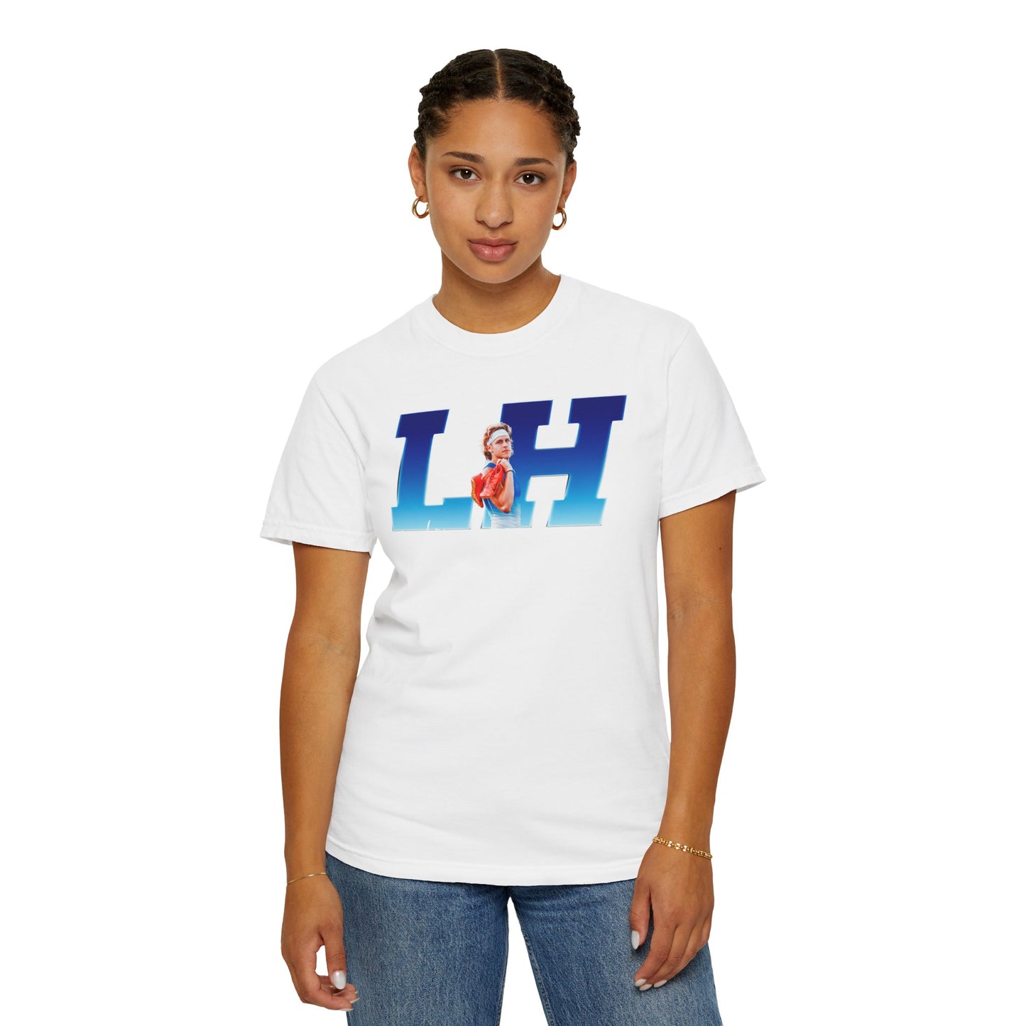 Landon Holly Big Initials Colored Premium Tee