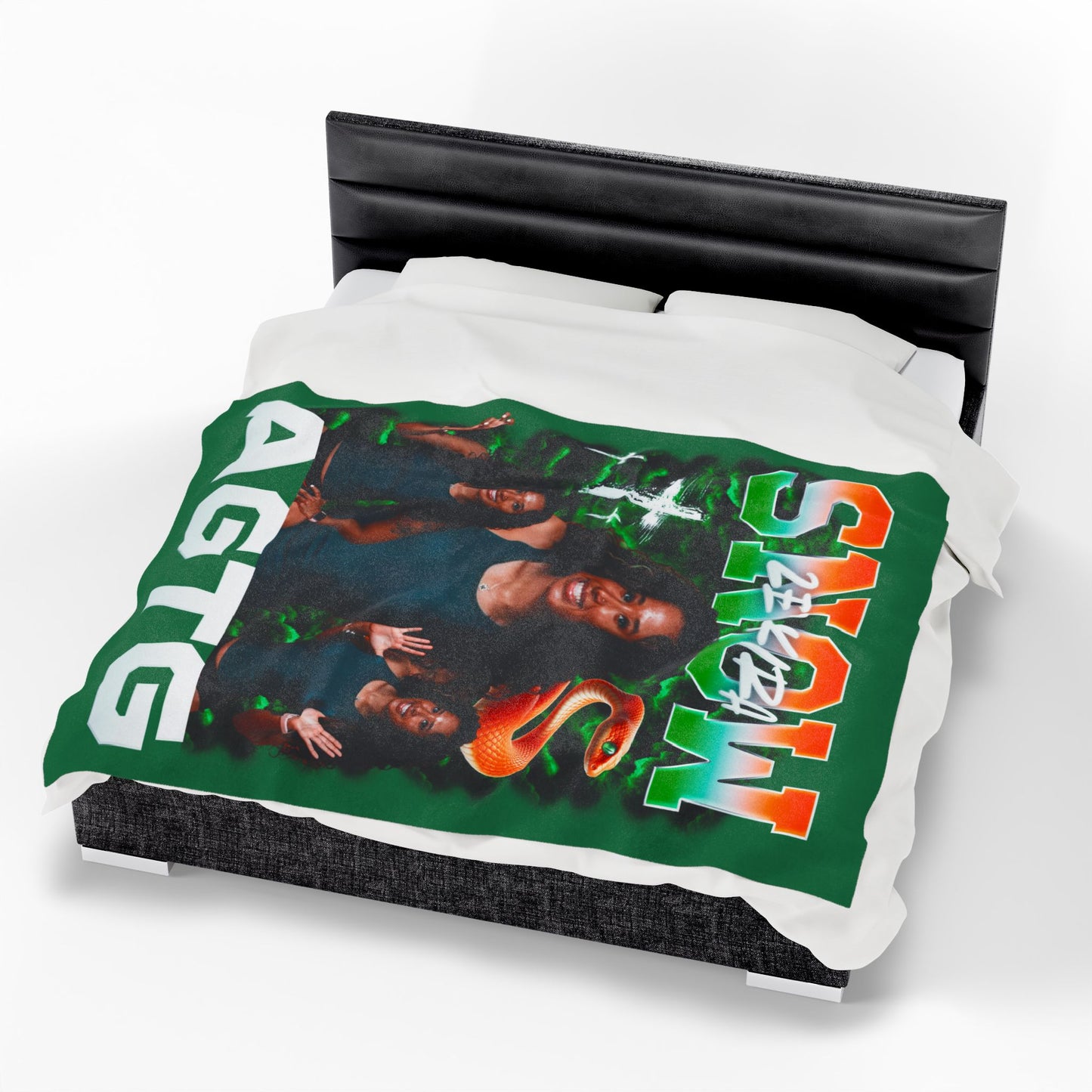 Ze'Kira Snow 60"-80" Plush Blanket