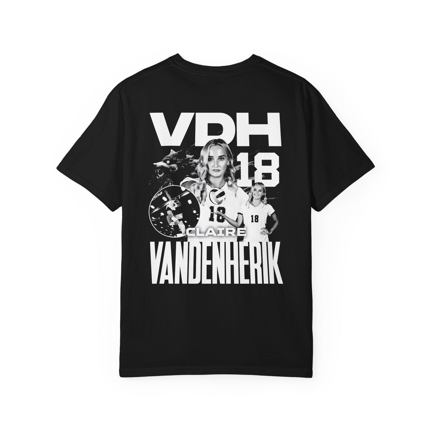 Claire Vandenherik Heavyweight Vintage Blackout Tee