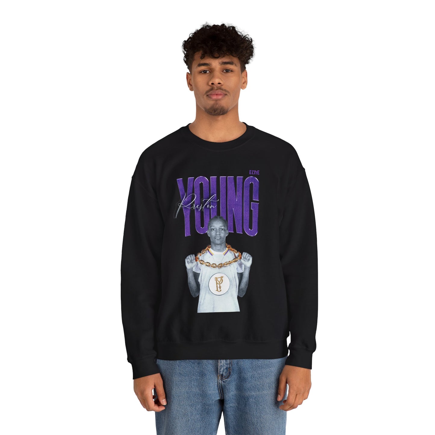 Preston Young Faded Glory Crewneck Sweatshirt