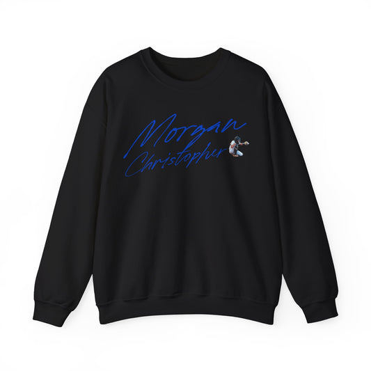 Morgan Christopher Cursive Crewneck Sweatshirt