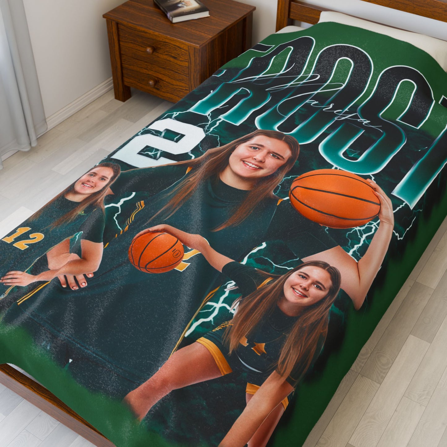 Marisa Frost 60"-80" Plush Blanket