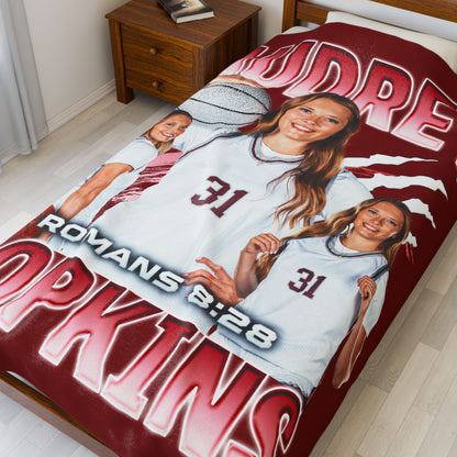 Audrey Hopkins 60"-80" Plush Blanket