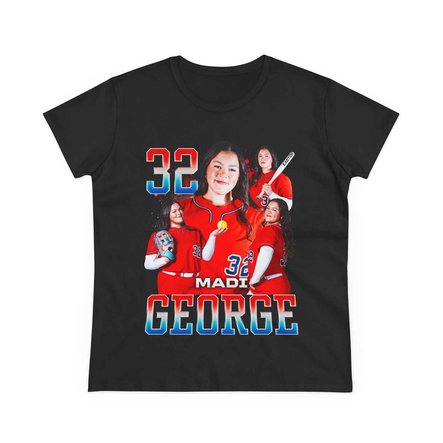 Madi George Name & Number Ombre Women's Tee