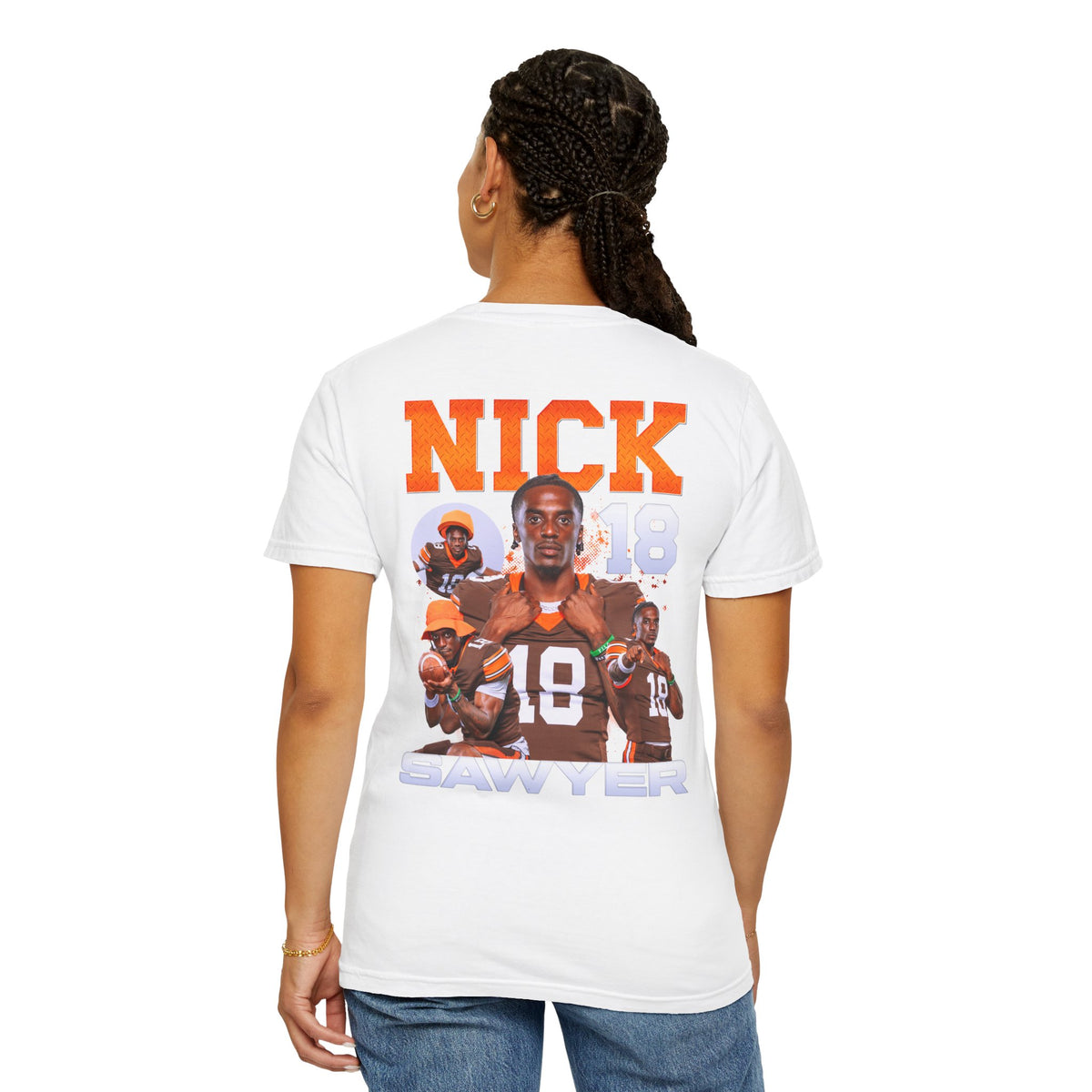 Nick Sawyer Logo Front & Back Premium Tee
