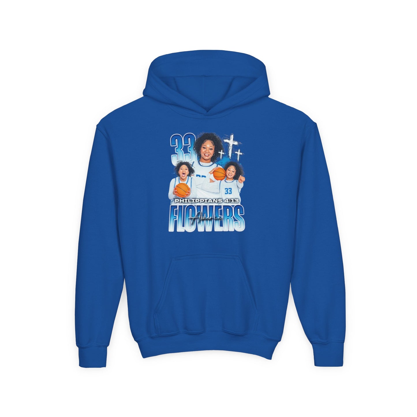 Amerie Flowers Kids Hoodie