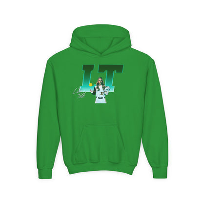 Lila Toll Big Initials Colored  Kids Hoodie