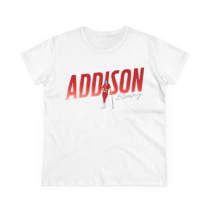 Addison Blomberg Cursive Combo Women's Tee