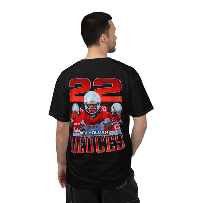 Devaon Holman Logo Front & Back Premium Tee