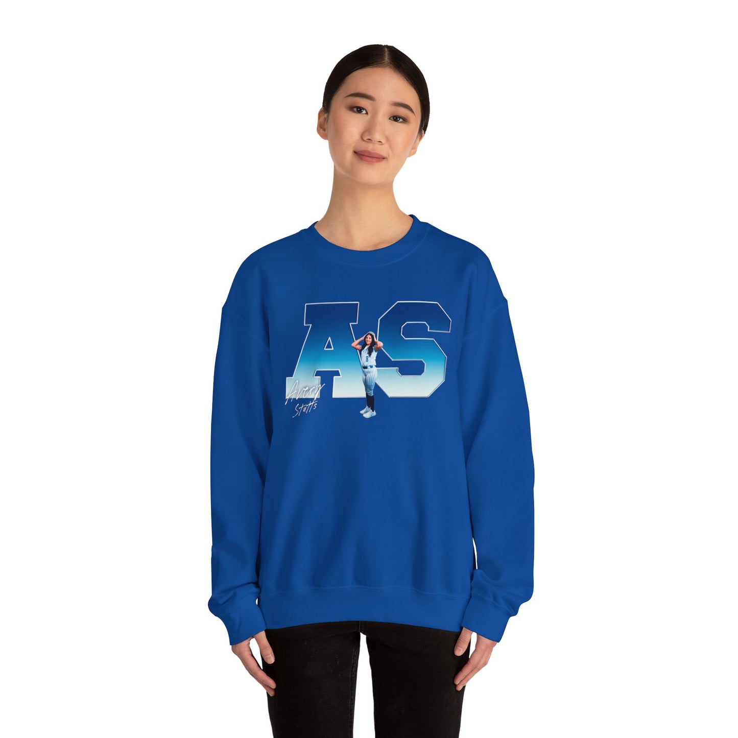 Avery Stutts Big Initials Crewneck Sweatshirt