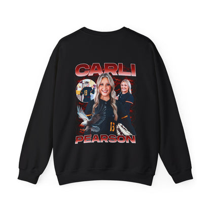 Carli Pearson Logo Front & Back Crewneck