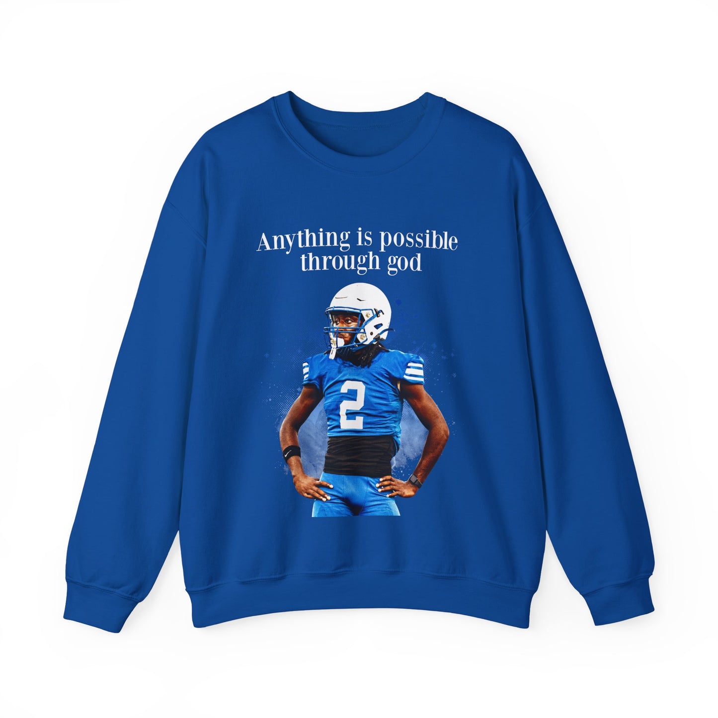 Anthony Deline Featured Quote Crewneck Sweatshirt