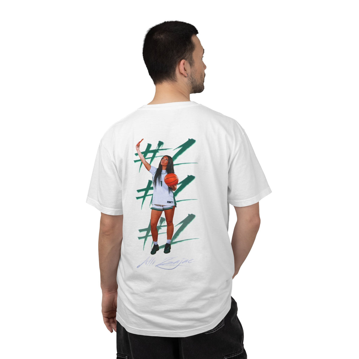 Alli Zajac Logo Front & Back Premium Tee