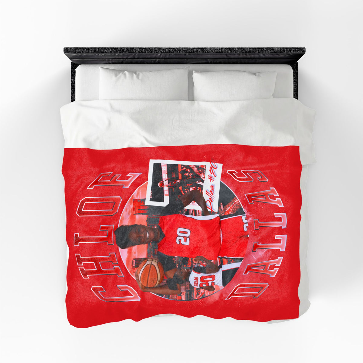 Chloe Dallas 60"-80" Plush Blanket