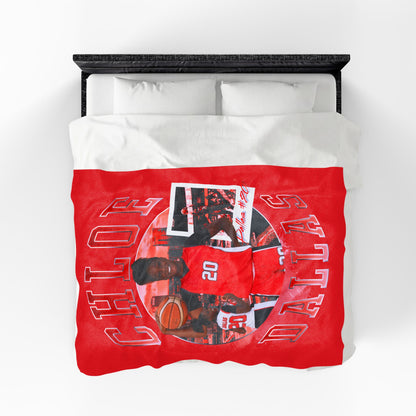 Chloe Dallas 60"-80" Plush Blanket