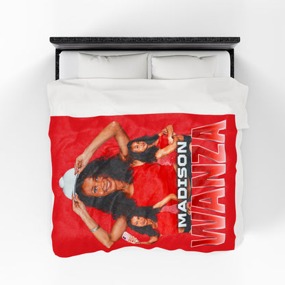 Madison Wanza 60"-80" Plush Blanket