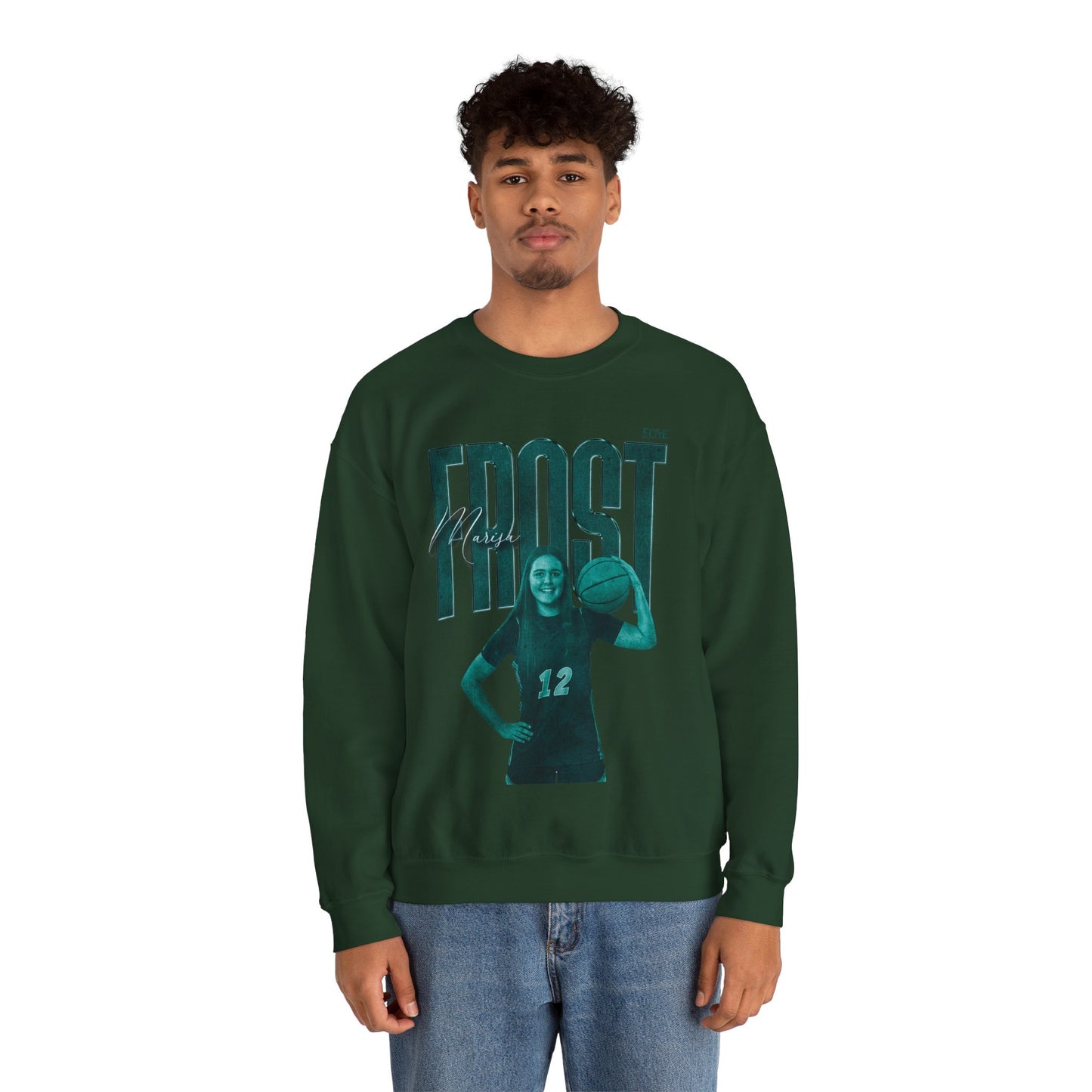 Marisa Frost Faded Glory Crewneck Sweatshirt