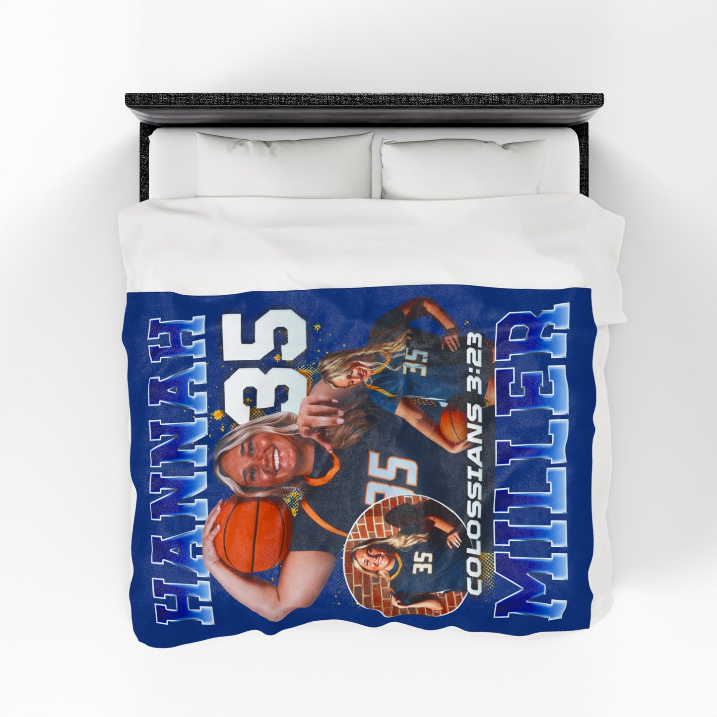 Hannah Miller 60"-80" Plush Blanket