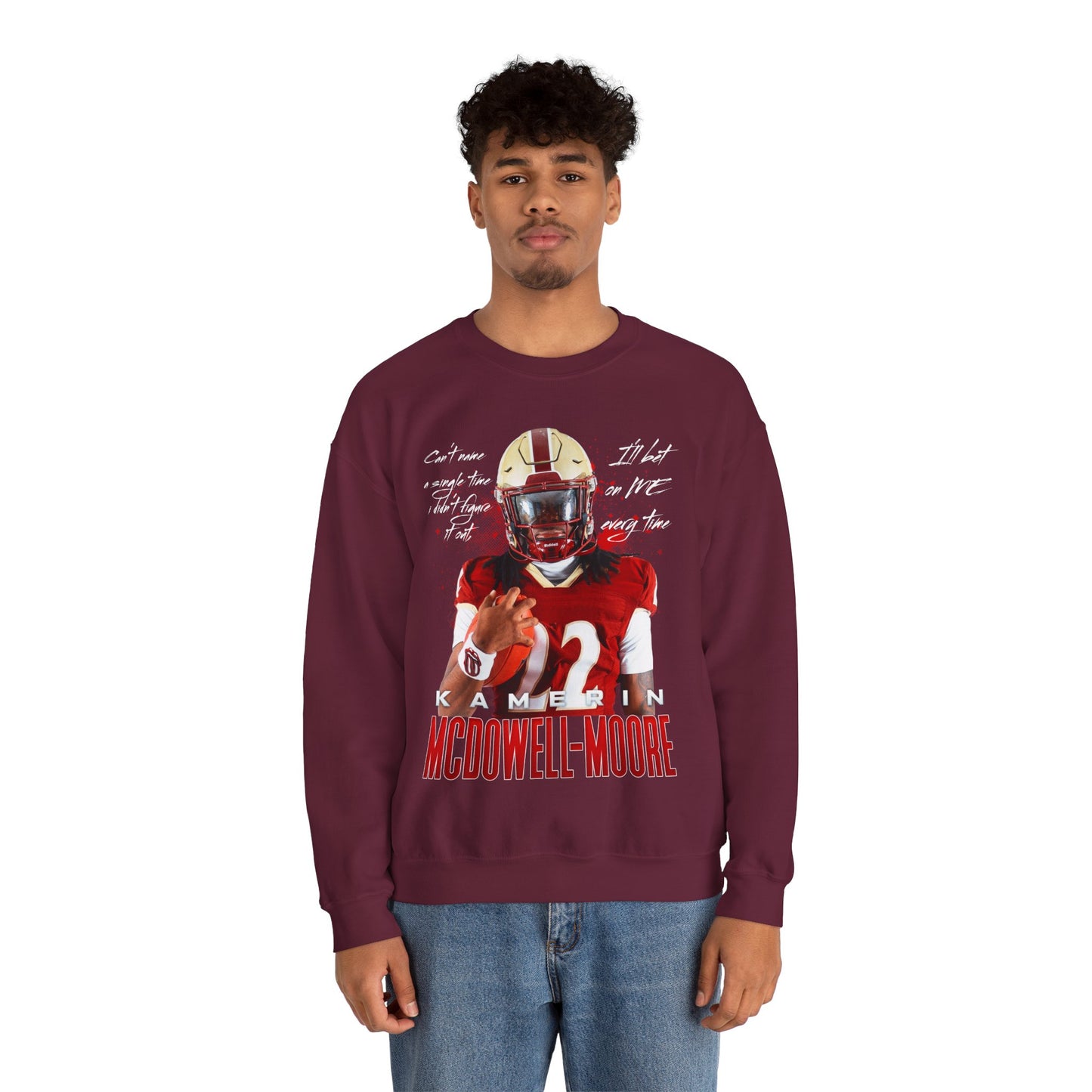 Kamerin McDowell-Moore Featured Quote Crewneck Sweatshirt