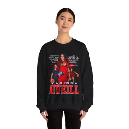 Karissa Hukill Featured Quote Crewneck Sweatshirt