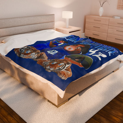 Kailyn Jean-Baptiste Last Name Highlight 60"-80" Plush Blanket