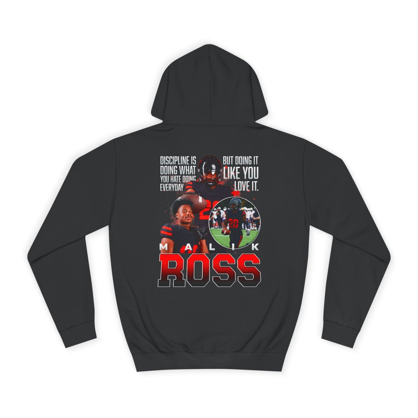 Malik Ross Featured Quote Premium Hoodie
