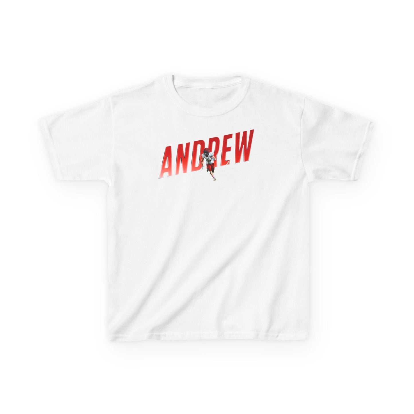 Andrew Brown Cursive Color Combo Kids Tee