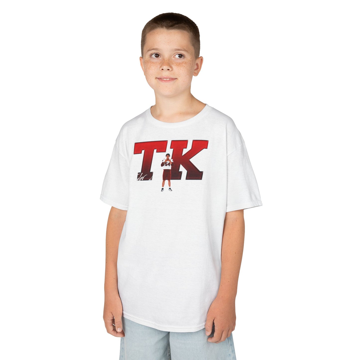 Tyler Keinath Big Initials Colored Kids Tee