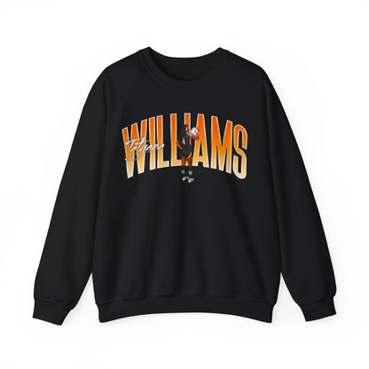 Tatyana Williams Curved Combo Crewneck Sweatshirt