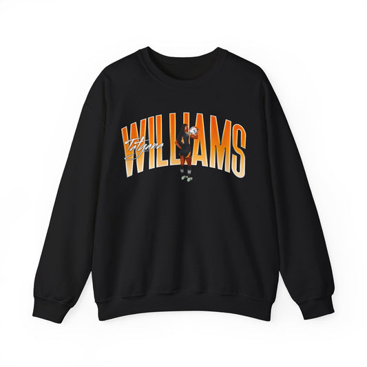 Tatyana Williams Curved Combo Crewneck Sweatshirt