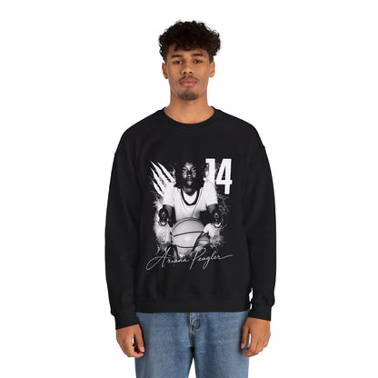 Ariana Peagler Black and White Crewneck Sweatshirt