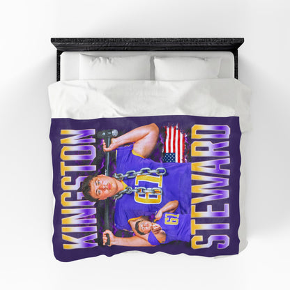 Kingston Steward 60"-80" Plush Blanket