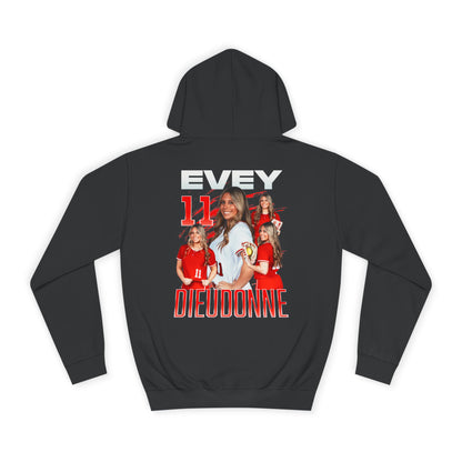 Evey Dieudonne White & Color Combo Premium Hoodie