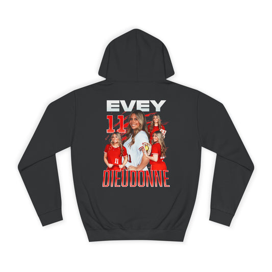 Evey Dieudonne White & Color Combo Premium Hoodie