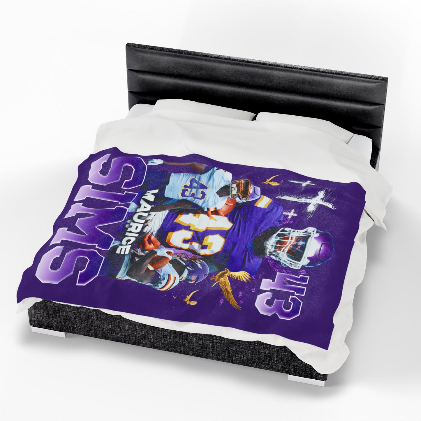 Maurice Sims Faith Based 60"-80" Plush Blanket