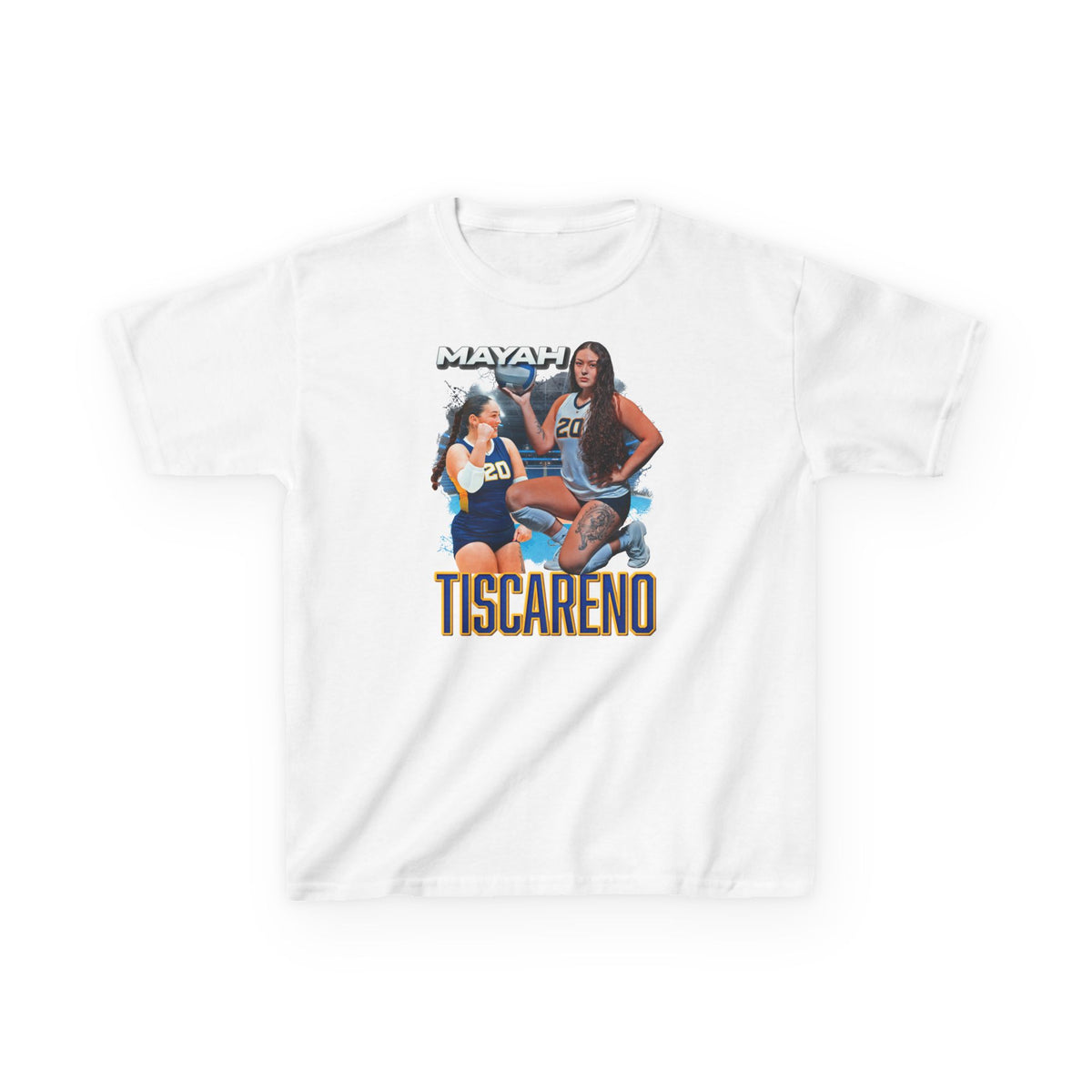 Mayah Tiscareno White & Colored Combo Kids Tee